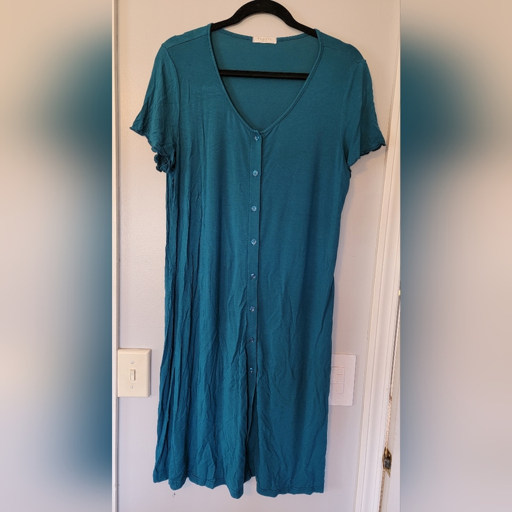 Teal Nursing Nightgown